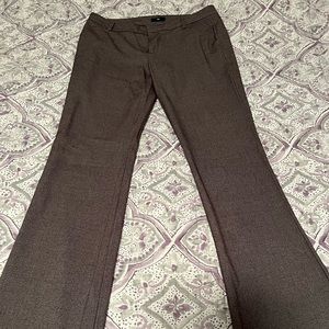 Womens Gap brown pants tweed pattern size 8 tall